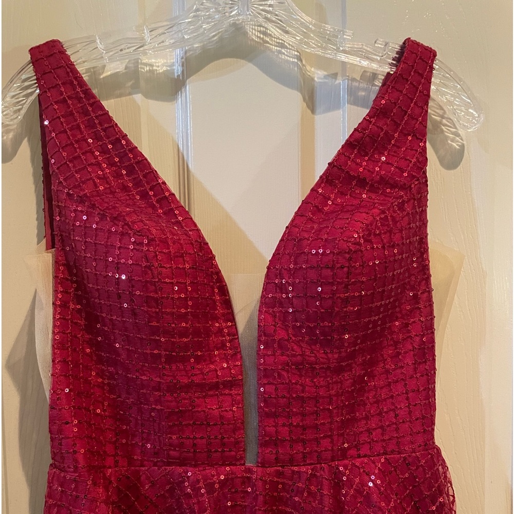 Red cocktail or prom dress